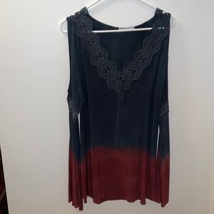 Ombré Bell Sleeved Tunic